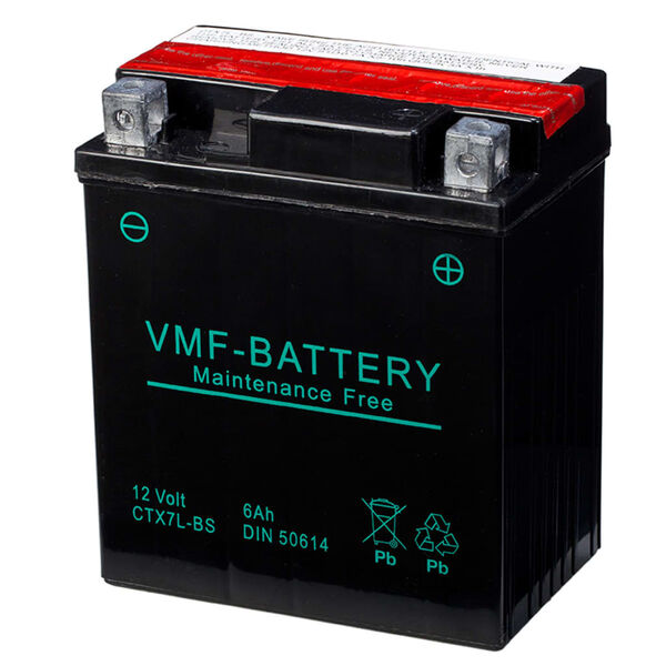 VMF Powersport Akumulator Liquifix, 12 V, 6 Ah, MF YTX7L-BS