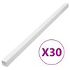 vidaXL Kanał elektroinstalacyjny, 40x40 mm, 30 m, PVC