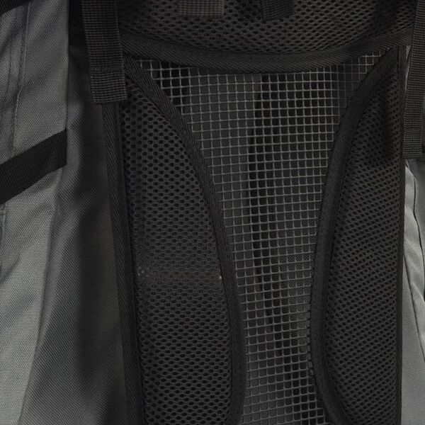 vidaXL Plecak turystyczny, szary, 100 L, tkanina Oxford