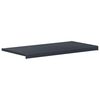vidaXL Parapet okienny Antracytowy z rysunkiem drewna 60 x 45 x 4,5 cm