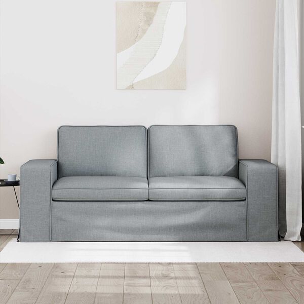 vidaXL Sofa Jasnoszary 182 x 80 x 82 cm tkanina