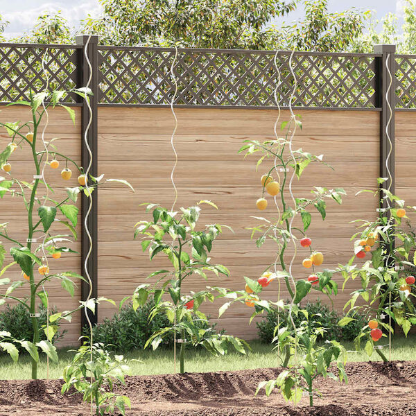 vidaXL Spiralne podp&oacute;rki do roślin, 5 szt., 170 cm, stal galwanizowana