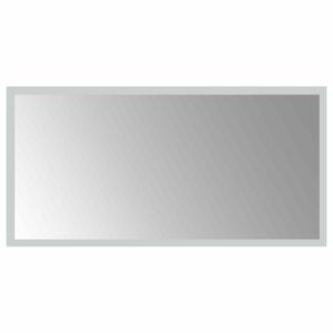 vidaXL Lustro łazienkowe LED przezroczysty 60 x 30 cm szkło hartowane