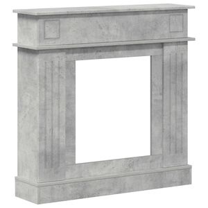 vidaXL Obudowa kominka Betonowy szary 102 x 26 x 100 cm