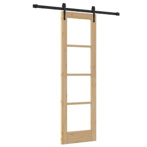 vidaXL Drzwi przesuwne ORKDAL 61 x 198,5 cm Naturalny
