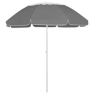 vidaXL Parasol plażowy, antracytowy, 300 cm