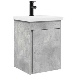 vidaXL Jednostka toaletowa z kranem Betonowy szary 42 x 40 x 74,5 cm