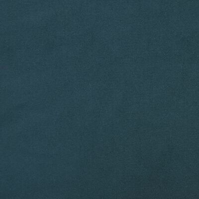 vidaXL Podnóżek, niebieski, 78x56x32 cm, tapicerowany aksamitem
