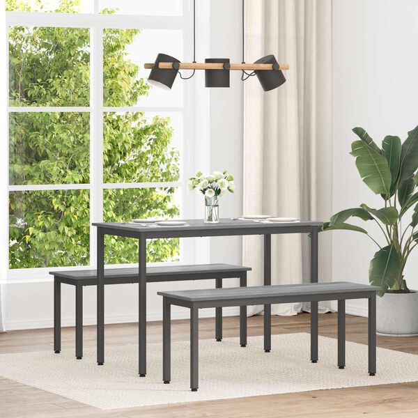 vidaXL Stoły do jadalni METAL