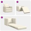 vidaXL Sofa Bed 60cm Kremowy Aksamit