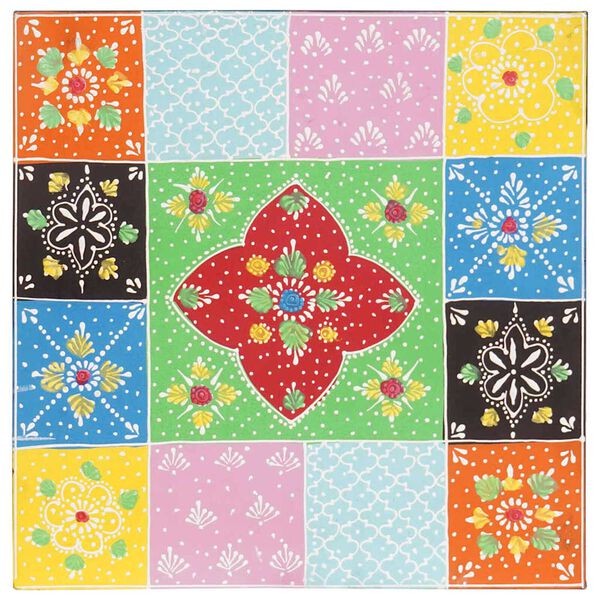 vidaXL Stolik końcowy 2 pcs Wielokolorowe