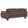vidaXL Sofa dla dzieci, brązowa, 70x45x30 cm, sztuczna skóra
