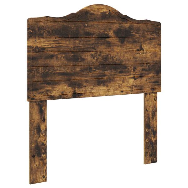 vidaXL Zagł&oacute;wek Dąb wędzony 75 cm Materiał drewnopochodny