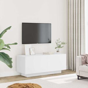 vidaXL Szafka pod TV, biała, 100x35x40 cm, materiał drewnopochodny