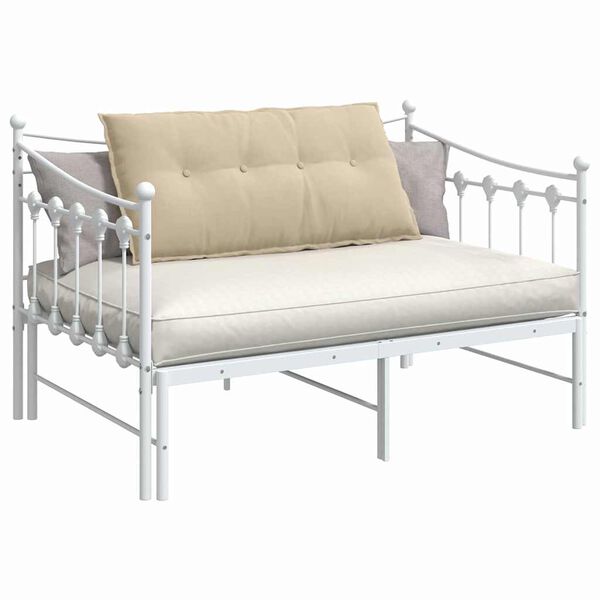 vidaXL Poduszka na plecy Kremowy 100 x 50 cm Tkanina mikrofibrowa