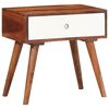 vidaXL Stolik pomocniczy, 45x30x45 cm, lite drewno akacjowe
