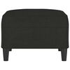 vidaXL Podnóżek, czarny, 70x55x41 cm, tapicerowany tkaniną