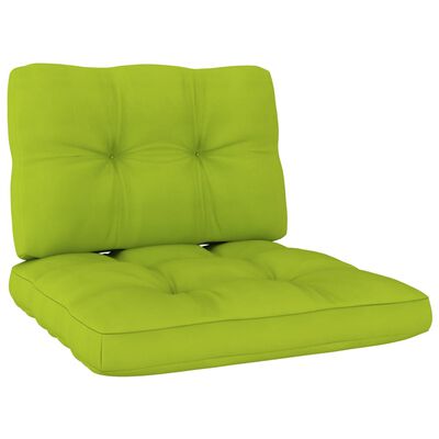 vidaXL Krzesło ogrodowe z jasnozielonymi poduszkami, drewno sosnowe