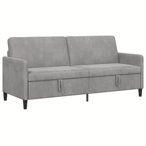 vidaXL Sofa z miejscem do przechowywania jasnoszary 192 x 78 x 87 cm