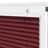 vidaXL Roleta plisowana Bordowy Czerwony 115x150 cm Szerokość tkaniny