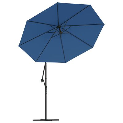 vidaXL Zamienne pokrycie parasola ogrodowego, lazurowe, 300 cm