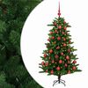 vidaXL Sztuczna choinka z bombkami 120 cm 150 LED Ciepła biel