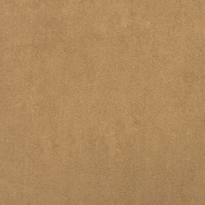 vidaXL Fotel, brązowy, tapicerowany aksamitem
