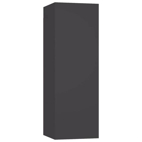 vidaXL 5-cz. zestaw szafek TV, szary, materiał drewnopochodny