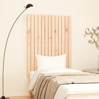 vidaXL Wezgłowie łóżka, 82,5x3x110 cm, lite drewno sosnowe