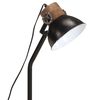 vidaXL Lampa stołowa, 25 W, czarna, 18x18x60 cm, E27