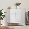 vidaXL Bufet FLORO Biały 70 x 30 x 70,5 cm Lite drewno sosnowe