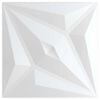 vidaXL Panele ścienne 24 pcs Biała gwiazda 50 x 50 cm Pianka XPS