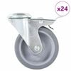 vidaXL 24 k&oacute;łka skrętne z otworem na śrubę, 100 mm
