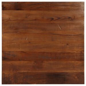 vidaXL Blat do stołu, 90x90x2,5 cm, kwadratowy, lite drewno z odzysku