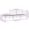 vidaXL Ogrodowa sofa 3-osobowa, impregnowane drewno sosnowe