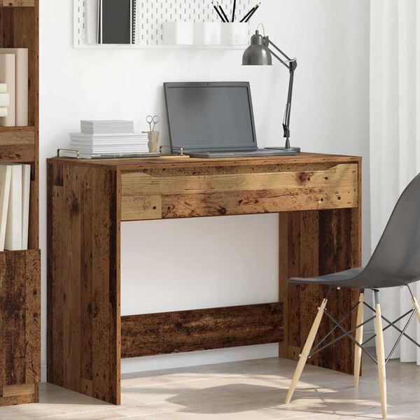 vidaXL Biurko Stare drewno 100 x 50 x 78 cm Materiał drewnopochodny