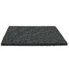 vidaXL Pad Patio z Granulatem Gumowym Czarny 9 x 9 x 0,3 cm Guma