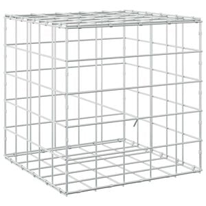 vidaXL Gabion z drutu 3,5 mm i siatką 10x10 cm 50x50x50 cm