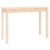 vidaXL Stolik konsolowy, 110x40x75 cm, lite drewno sosnowe