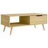 vidaXL Stolik kawowy, dąb sonoma 100x49,5x43cm materiał drewnopochodny