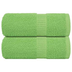 vidaXL Ręczniki, FROGN, 2 szt., jabłkowo-zielone, 30x30 cm, 360 g/m&sup2;