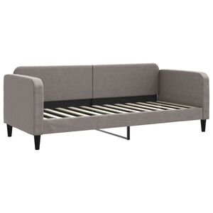 vidaXL Sofa z funkcją spania, kolor taupe, 80x200 cm, obite tkaniną