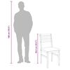vidaXL Krzesła do jadalni z poduszkami 2 szt. Białe lite drewno gumowe