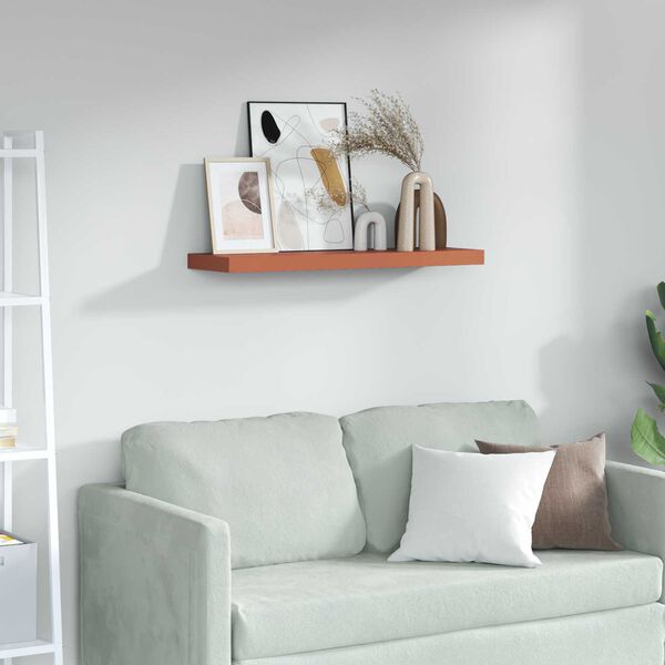 vidaXL P&oacute;łka ścienna Czerwony 80 x 23,5 x 4 cm Materiał drewnopochodny