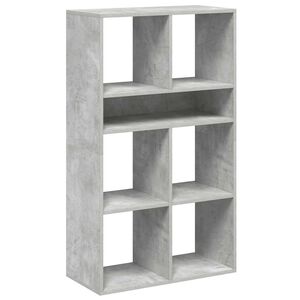 vidaXL Regał, betonowy szary,66x31x112 cm, materiał drewnopochodny