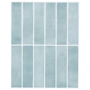 vidaXL Płytki prostokątne 10 pcs Szary zielony 29 x 23 x 0,08 cm