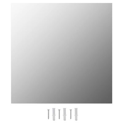 vidaXL Lustra ścienne, 2 szt., 60 x 60 cm, kwadratowe, szklane