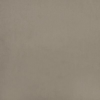 vidaXL Podnóżek, jasnoszary, 45x29,5x35 cm, tapicerowany aksamitem