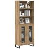 vidaXL Highboard Dąb rzemieślniczy 69,5 x 34 x 180 cm
