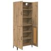 vidaXL Highboard Dąb rzemieślniczy 69,5 x 34 x 180 cm